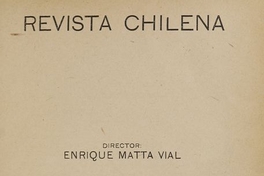  Revista Chilena. Año 4, número 54, agosto de 1922