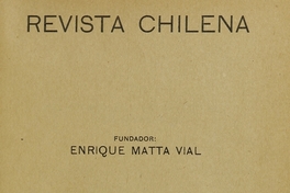 Revista Chilena. Año 7, número 66-67, octubre-noviembre de 1923
