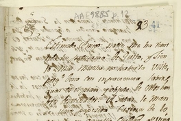 Carta] [1809] Nov. 24 [al] Señor José Antonio Rojas