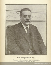 Enrique Matta Vial, 1922