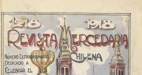 Revista mercedaria, número 1 extraordinario, agosto de 1919
