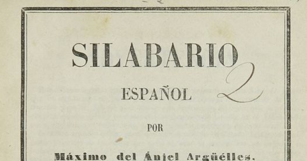 Silabario español