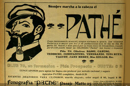 Cilindros Pathé fonógrafos y gramófonos, 1906