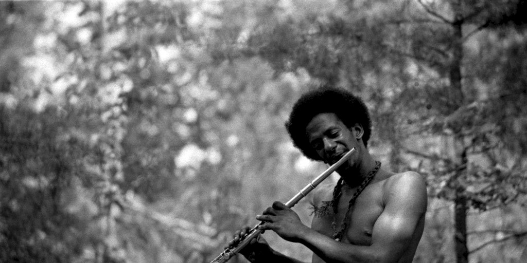Flautista en un Bosque, Virginia, EE.UU., 1969