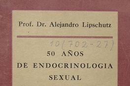 50 años de endocrinología sexual