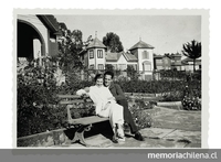 Joaquín Luco e Ines Franzoy en durante su luna de miel en Cartagena,1937