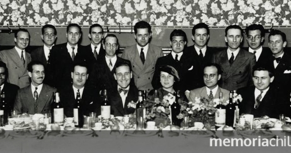 Cena ofrecida al Profesor Cruz-Coke, 1934.