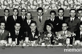 Cena ofrecida al Profesor Cruz-Coke, 1934.