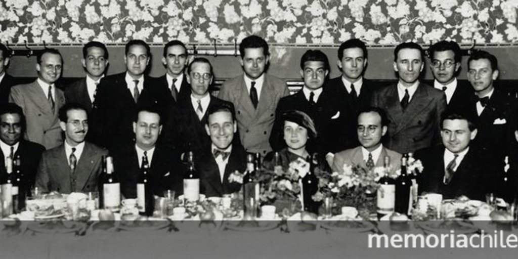 Cena ofrecida al Profesor Cruz-Coke, 1934.