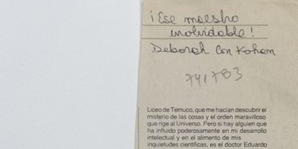 ¿Qué hecho científico nuevo me cuenta? Revista de Educación, no. 131 (oct. 1985)