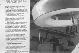 "La naturaleza es compleja, bella, misteriosa".  Revista Ya, El Mercurio, Santiago, 25 de mayo de 1999