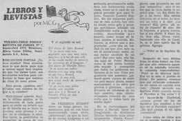 Tebaida Chilepoesía. Revista de poesía, nº7, enero-abril 1972