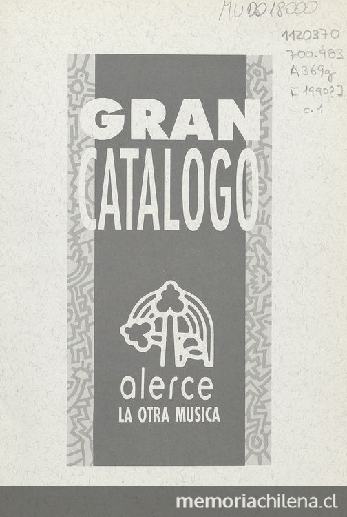 Gran catálogo: Alerce la otra música