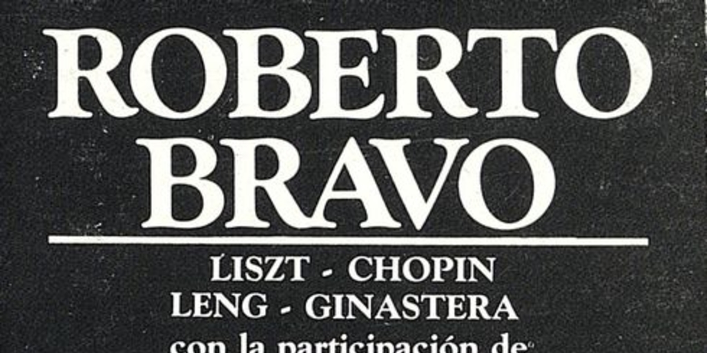 Liszt, Chopin, Leng, Ginastera