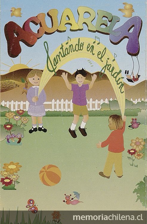 Acuarela : cantando en el jardín, 1995