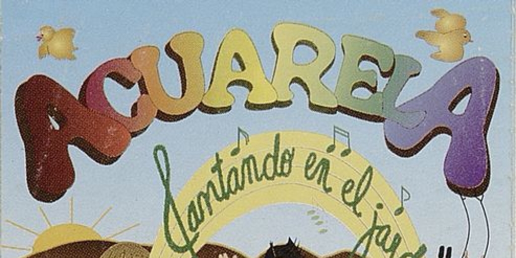 Acuarela : cantando en el jardín, 1995