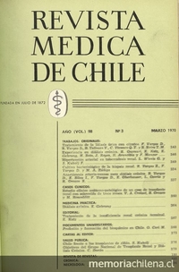 Profesión y formación del bioquímico en Chile, 1970
