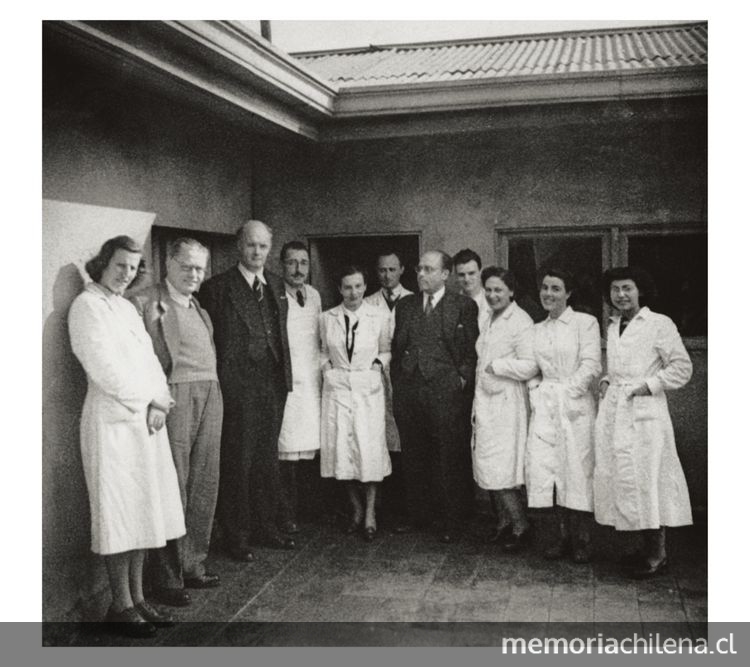 Equipo del Instituto de Fisiología de la Universidad de Chile