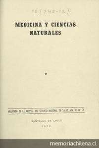 Medicina y ciencias naturales