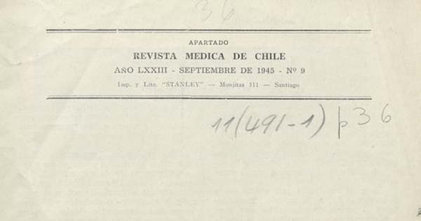 El aparato nervioso intracardíaco, un mecanismo de regulación desatendido. Santiago : [s.n.], 1945