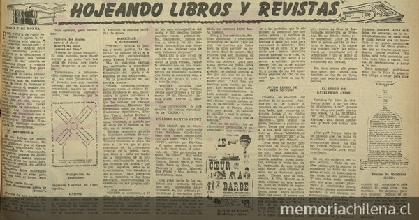 Hojeando libros y revistas