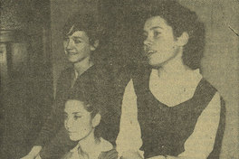 Carmen Beuchat, Rosa Celis y Gaby Concha
