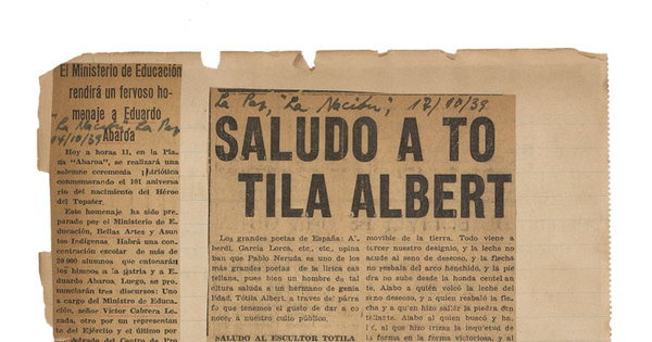 Saludo a Tótila Albert