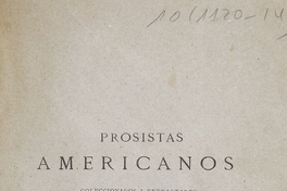 Prosistas americanos: trozos escojidos de literatura