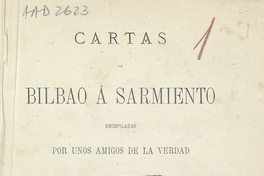 Cartas de Bilbao á Sarmiento