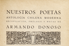 Nuestros poetas :antología chilena moderna