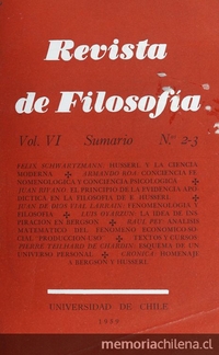 Revista de filosofía Vol.6:no.2-3 (1959:dic.)