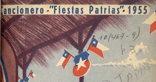 Portada de Cancionero 1955 : Fiestas Patrias, 1955