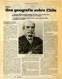 Una geografía sobre Chile  [artículo] Jaime Quezada.