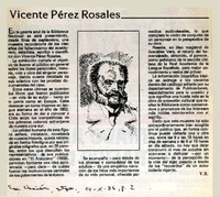 Vicente Pérez Rosales  [artículo] V. R.