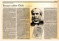 Ensayo sobre Chile  [artículo] Luis Vargas Saavedra.