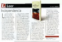 Independencia  [artículo] Rodrigo Pinto.