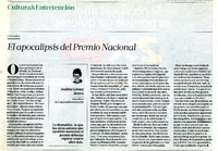 El apocalipsis del Premio Nacional  [artículo] Andrés Gómez Bravo.