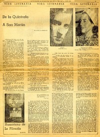 De la Quintrala a San Martín  [artículo] Guillermo Ferrada.