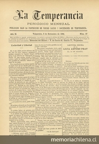 La temperancia Año 2: nº27, 5 de septiembre de 1894