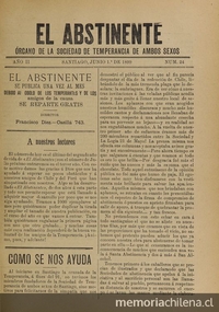 El Abstinente Año II: nº24, 1 de junio de 1899