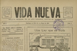 Vida Nueva Año I: nº4, mayo de 1924
