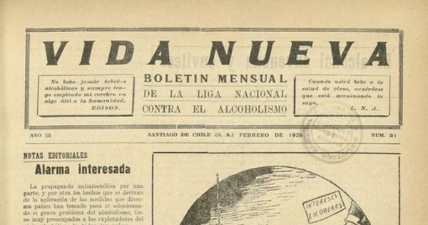 Vida Nueva Año III: nº21, febrero de 1926