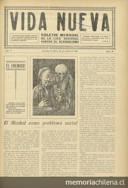 Vida Nueva Año V: nº49, junio de 1929