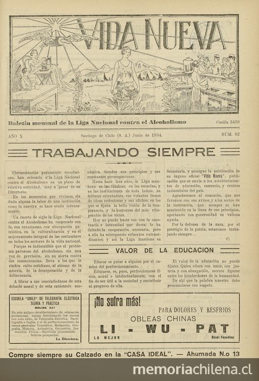 Vida Nueva Año X: nº82, junio de 1934