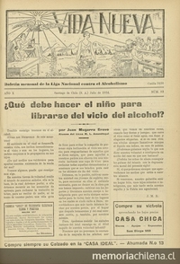  Vida Nueva Año X: nº83, julio de 1934