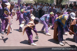 Bailes Chinos en Fiesta de la Virgen de Andacollo, región de Coquimbo, 25 de diciembre de 1996