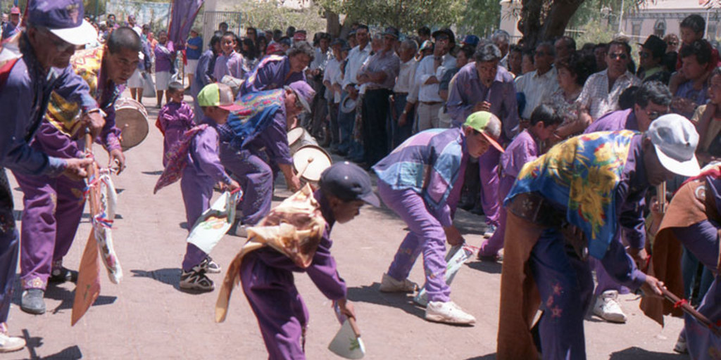 Bailes Chinos en Fiesta de la Virgen de Andacollo, región de Coquimbo, 25 de diciembre de 1996