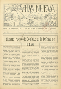 Vida Nueva Año X: nº85-86, abril-mayo de 1936