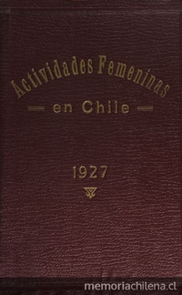 Actividades Femeninas en Chile, 1927