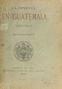 La imprenta en Guatemala